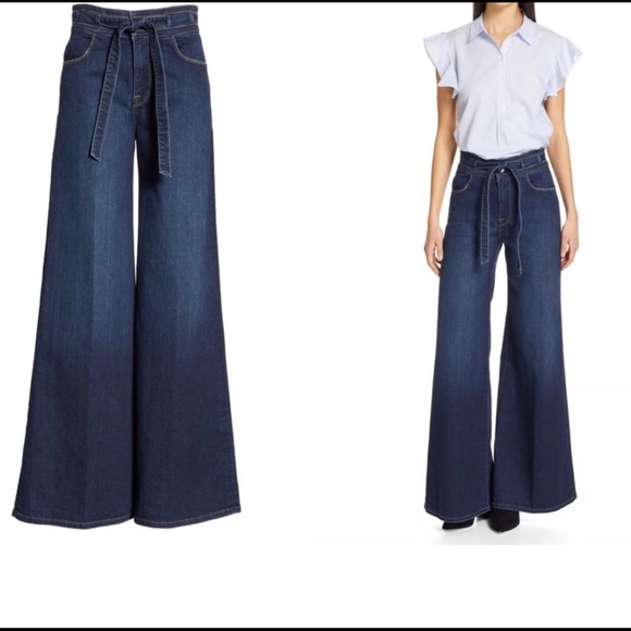 frame denim palazzo pants